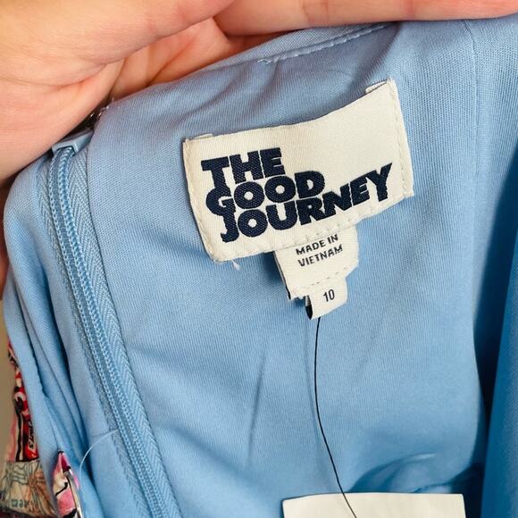 The Good Journey Patterned Maxi Dress NWT Size 10 - Picture 4 of 5